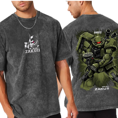 Zaku II Unisex Washed T-Shirt