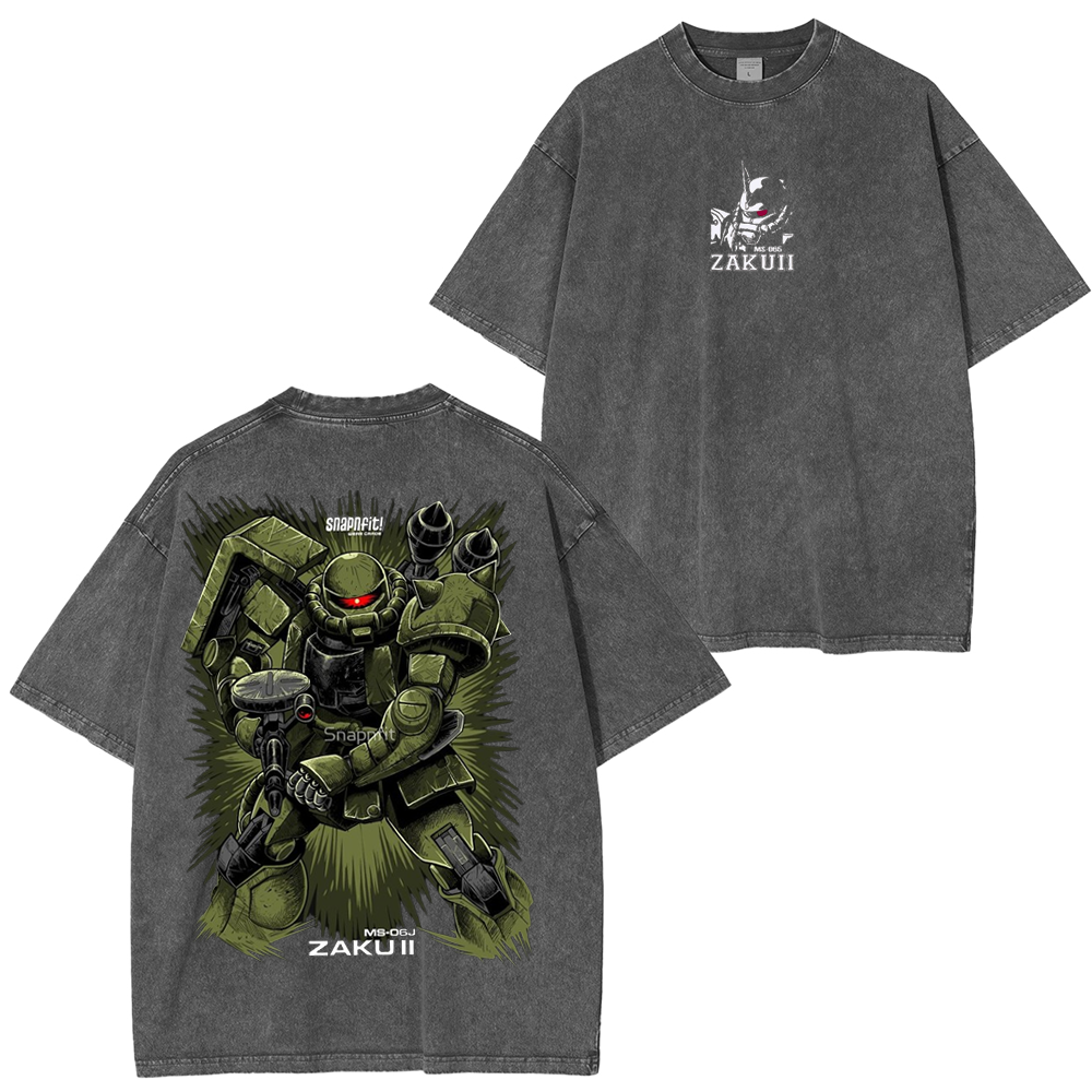 Zaku II Unisex Washed T-Shirt