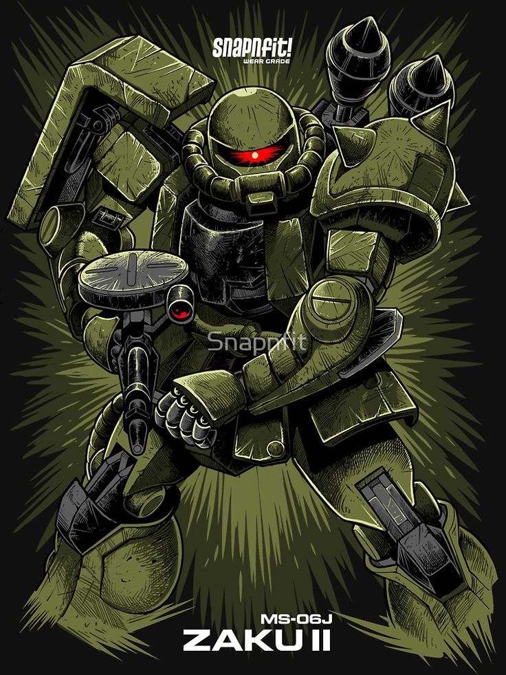 Zaku II Unisex Washed T-Shirt