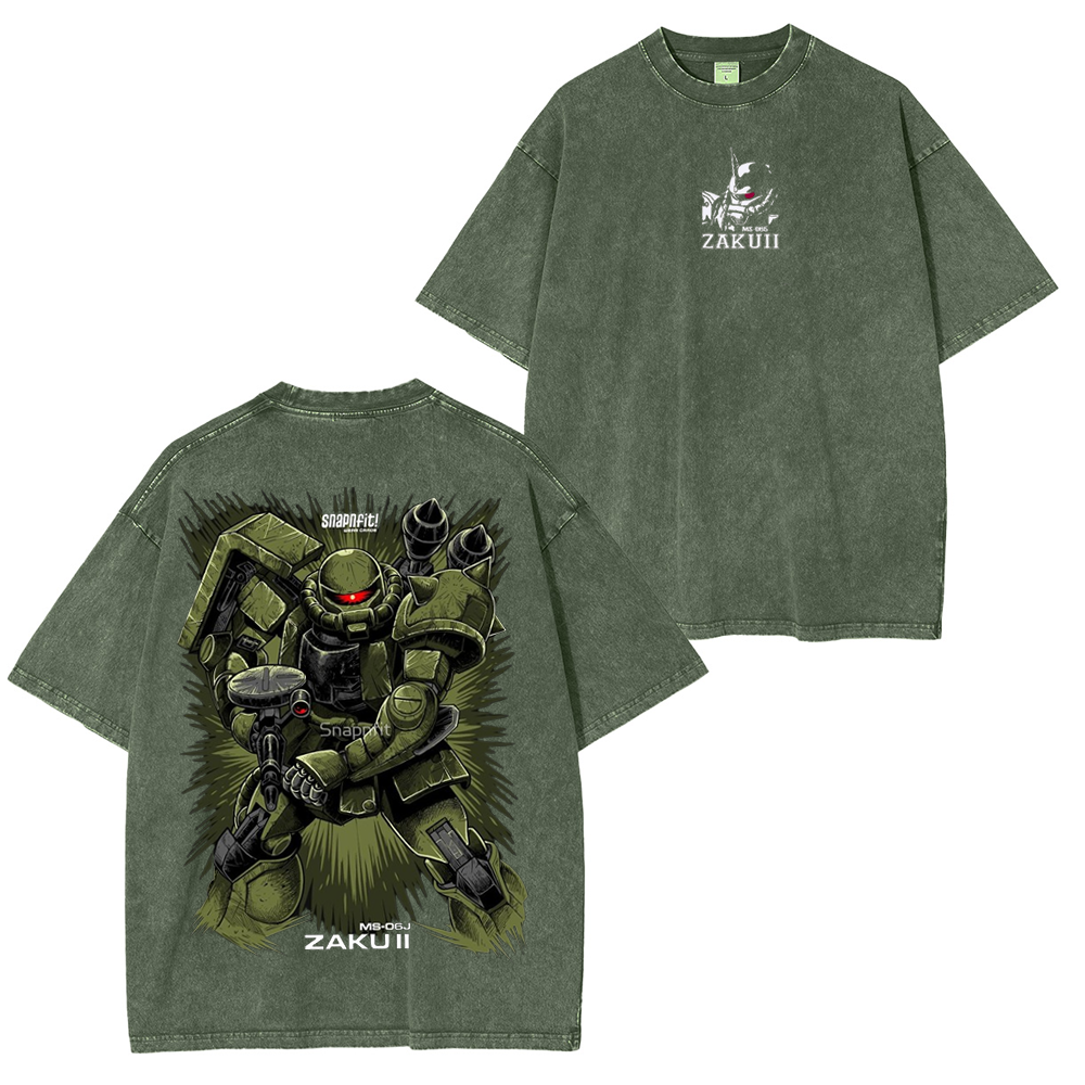 Zaku II Unisex Washed T-Shirt