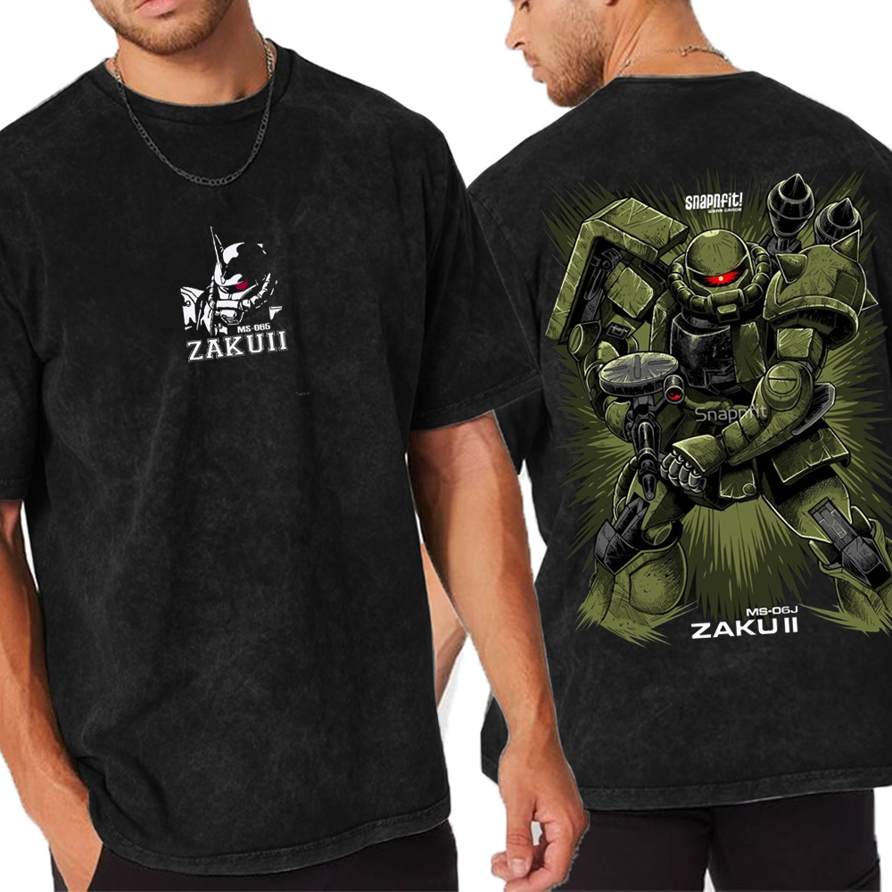 Zaku II Unisex Washed T-Shirt