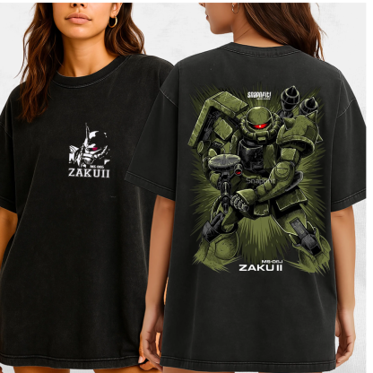 Zaku II Unisex Washed T-Shirt