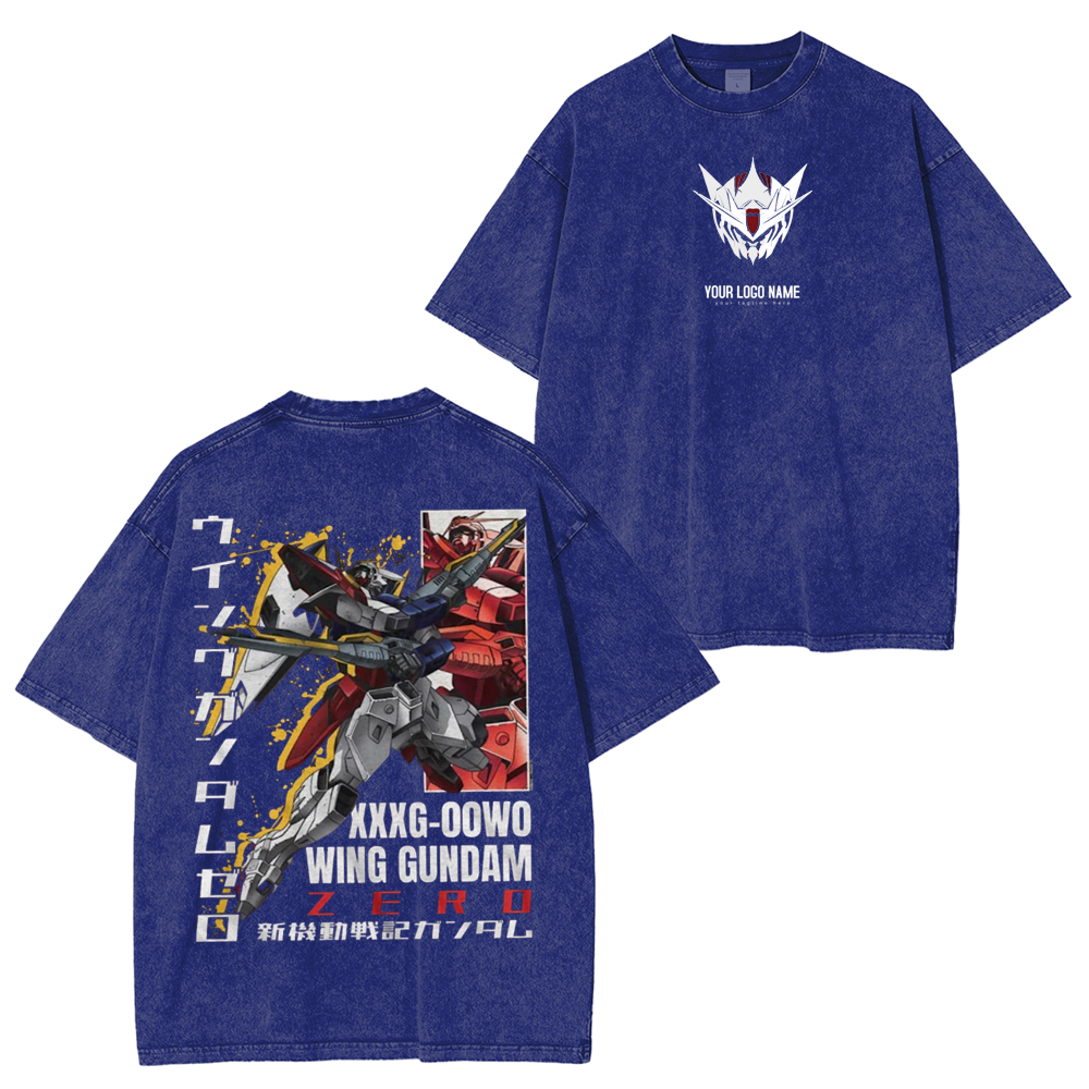 Wing Gundam ZERO Unisex Washed T-Shirt