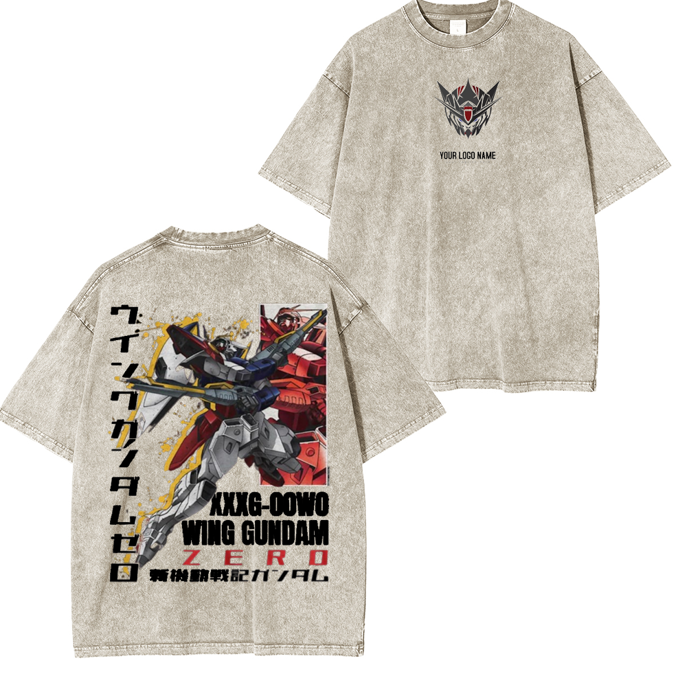 Wing Gundam ZERO Unisex Washed T-Shirt