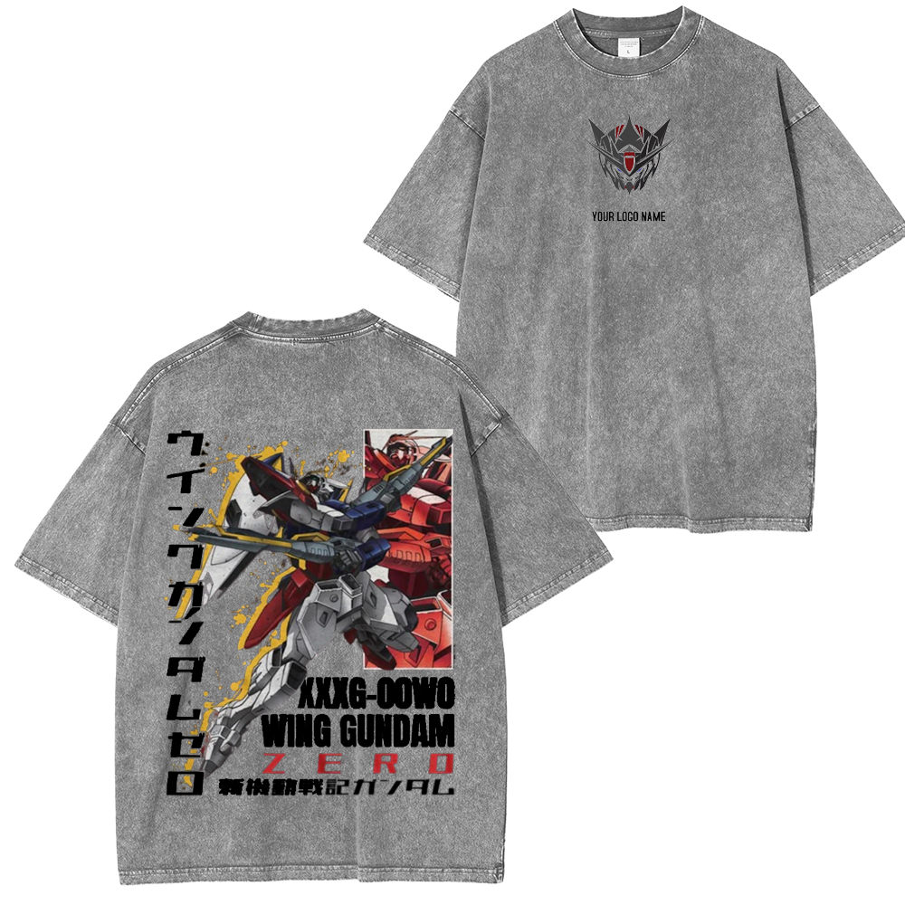 Wing Gundam ZERO Unisex Washed T-Shirt