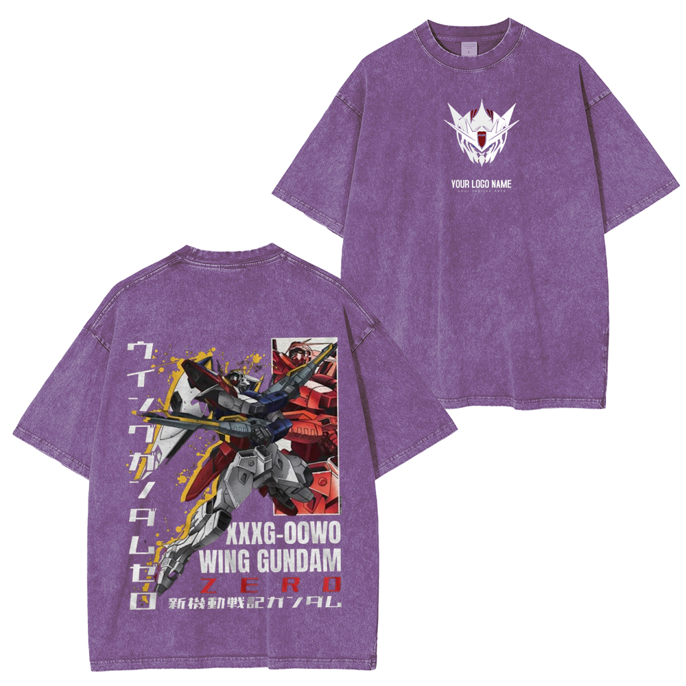 Wing Gundam ZERO Unisex Washed T-Shirt