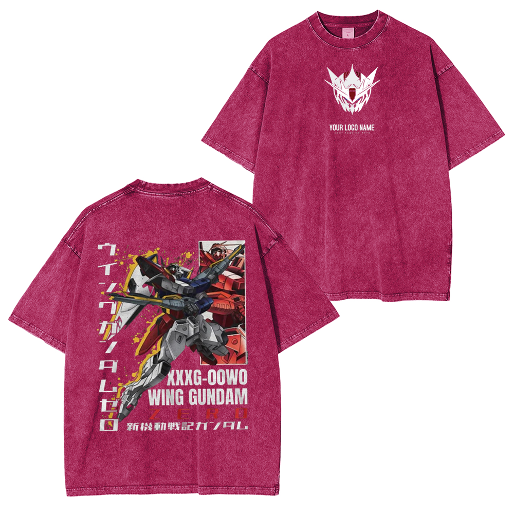 Wing Gundam ZERO Unisex Washed T-Shirt