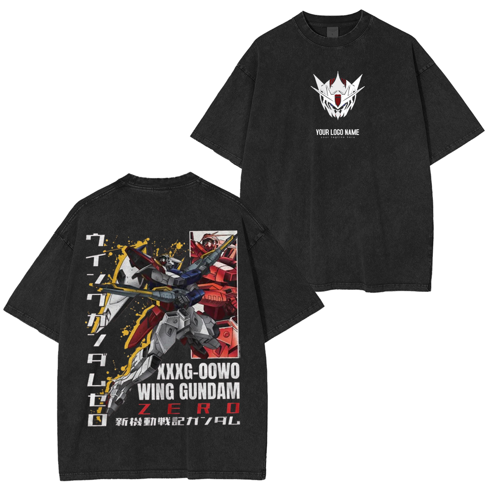 Wing Gundam ZERO Unisex Washed T-Shirt