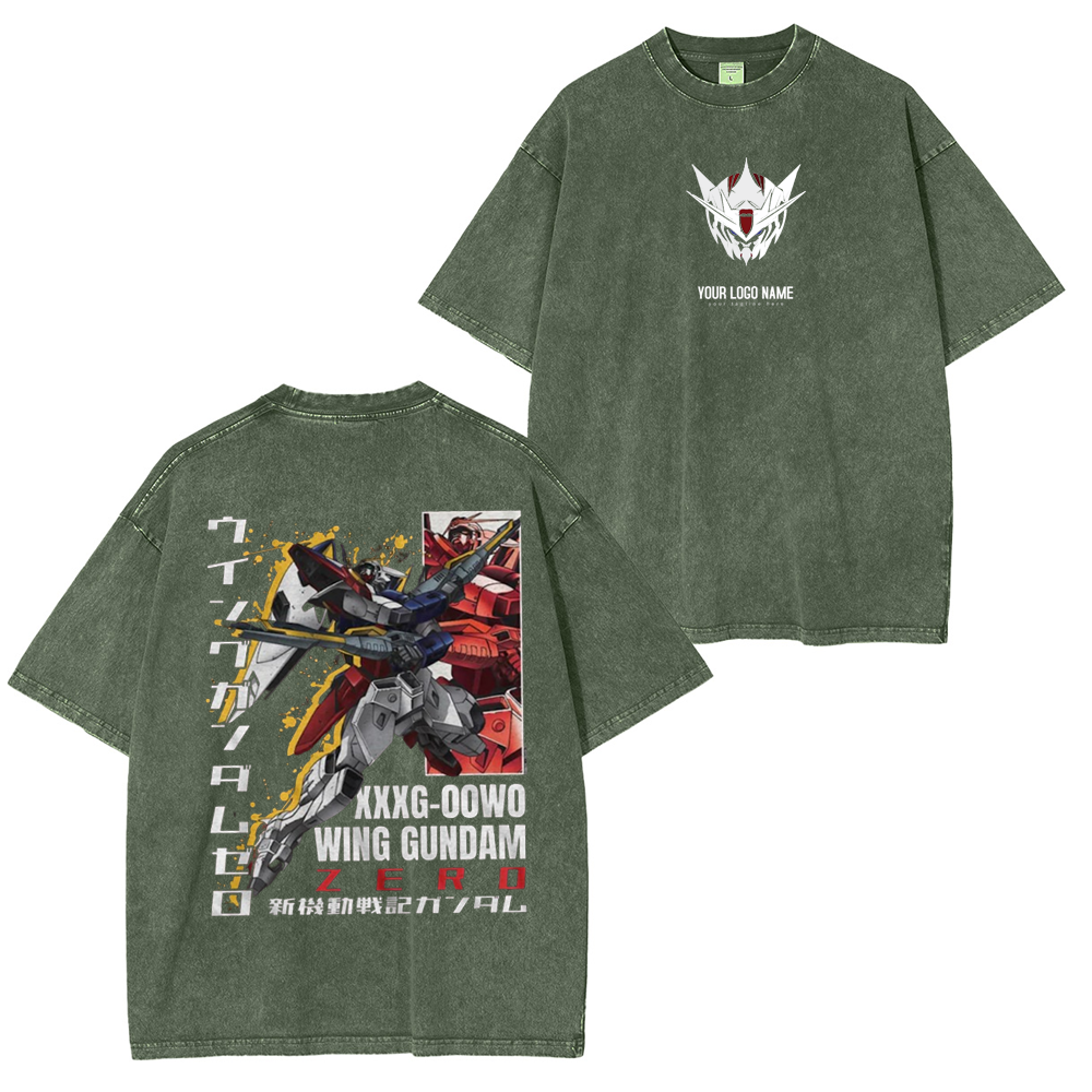 Wing Gundam ZERO Unisex Washed T-Shirt