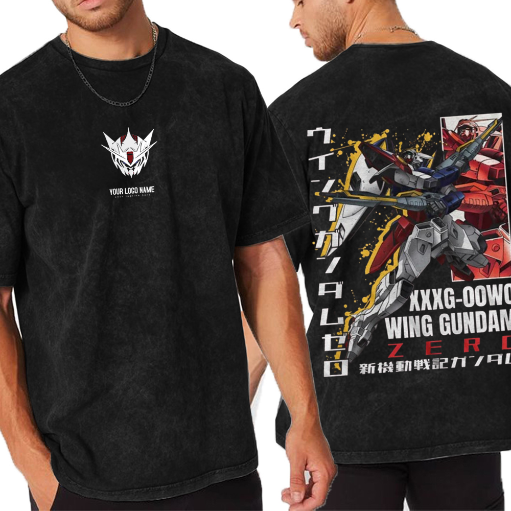 Wing Gundam ZERO Unisex Washed T-Shirt