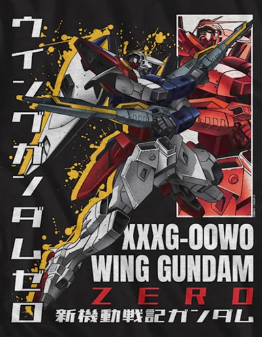 Wing Gundam ZERO Unisex Washed T-Shirt