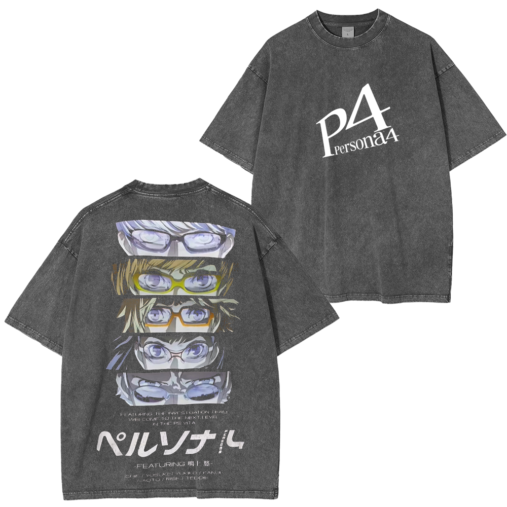 Persona 4 Unisex Washed T-Shirt