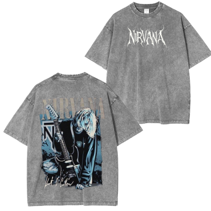 Nirvana fans Unisex Washed T-Shirt