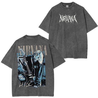 Nirvana fans Unisex Washed T-Shirt