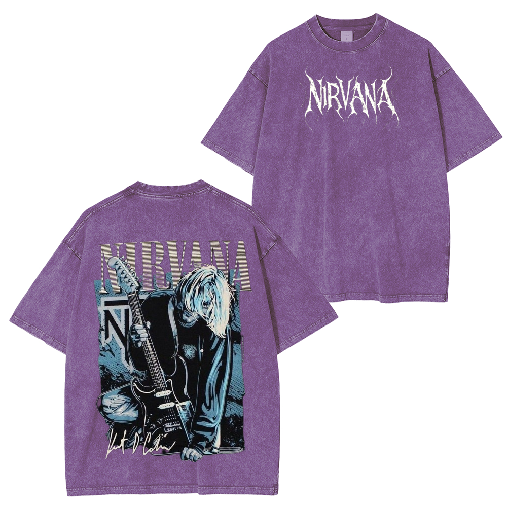 Nirvana fans Unisex Washed T-Shirt