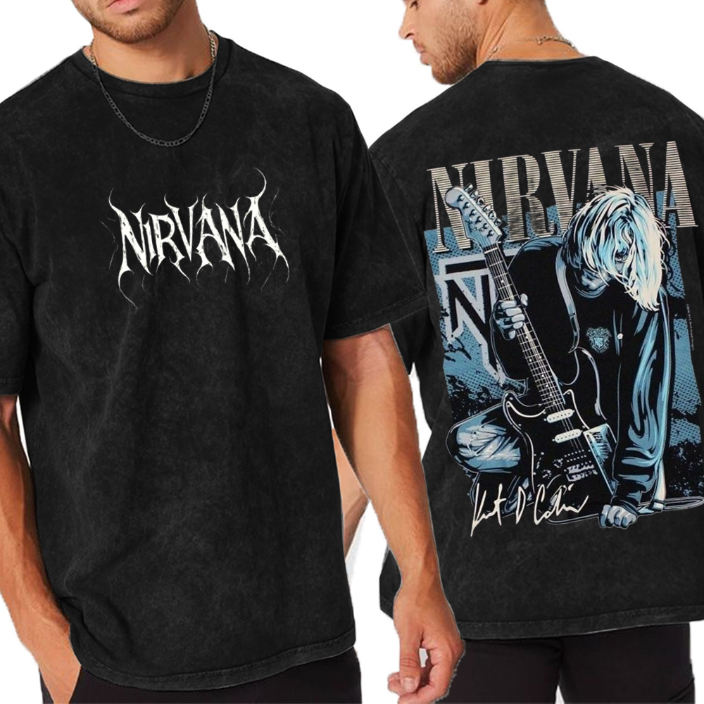 Nirvana fans Unisex Washed T-Shirt