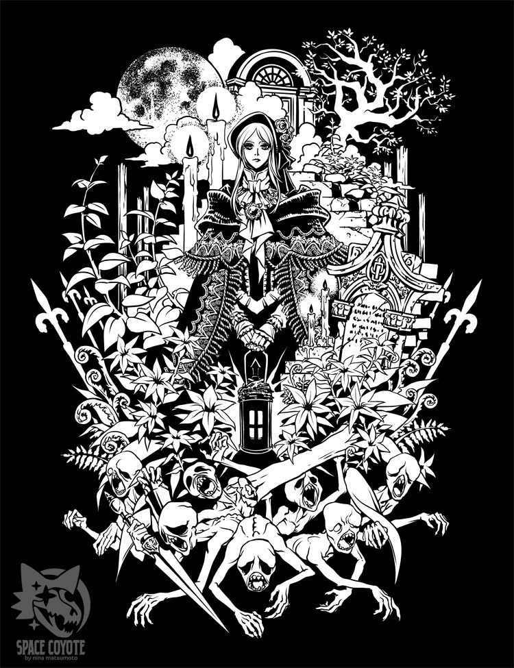 Bloodborne – Hunter’s Dream Unisex Washed T-Shirt