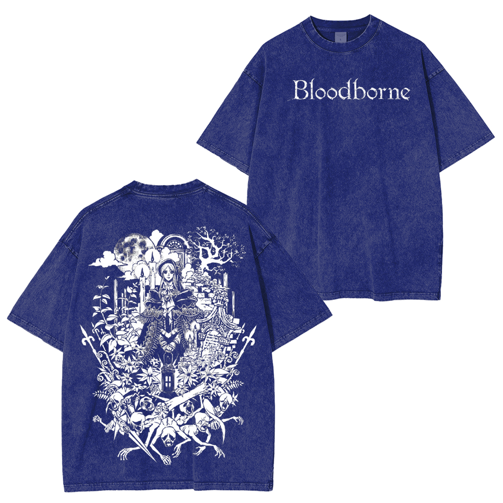 Bloodborne – Hunter’s Dream Unisex Washed T-Shirt