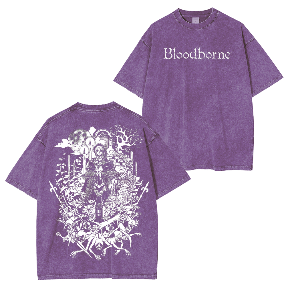 Bloodborne – Hunter’s Dream Unisex Washed T-Shirt