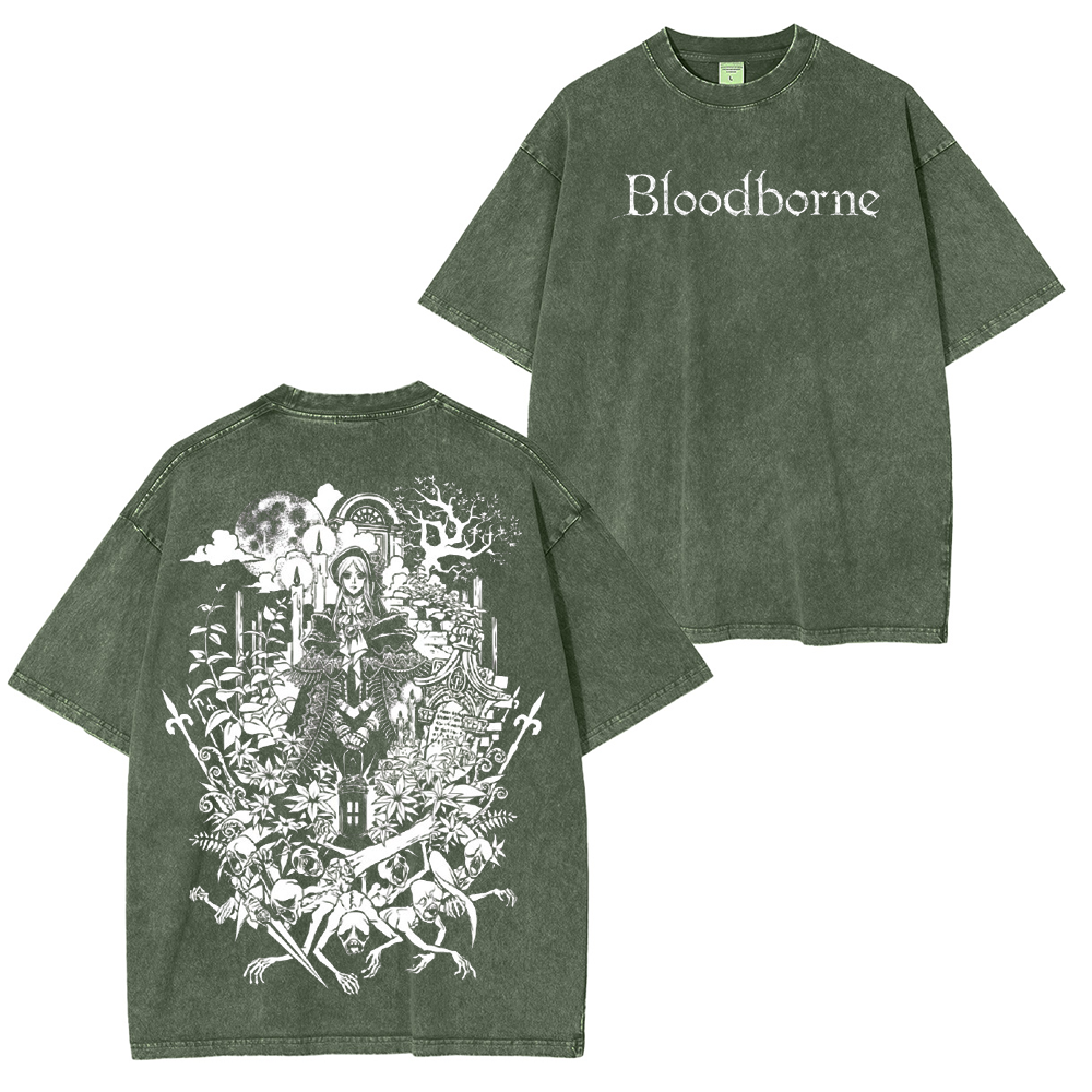 Bloodborne – Hunter’s Dream Unisex Washed T-Shirt
