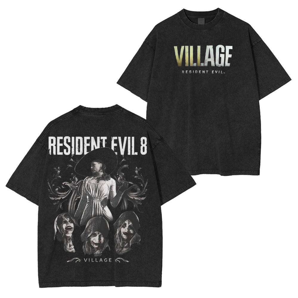 Residentevilevil villiage || Unisex Washed T-Shirt