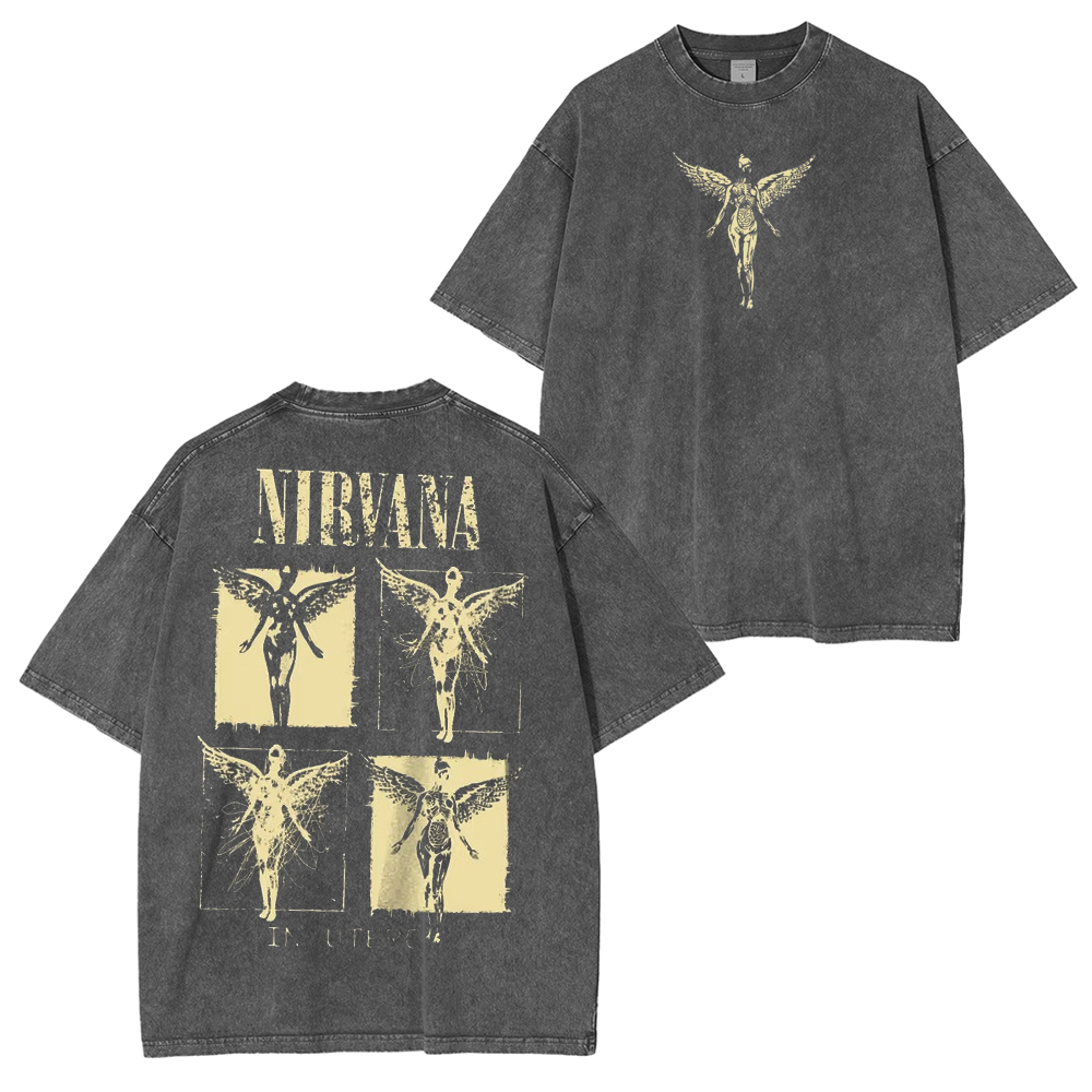 Vintage Nirvana Washed Unisex T-Shirt