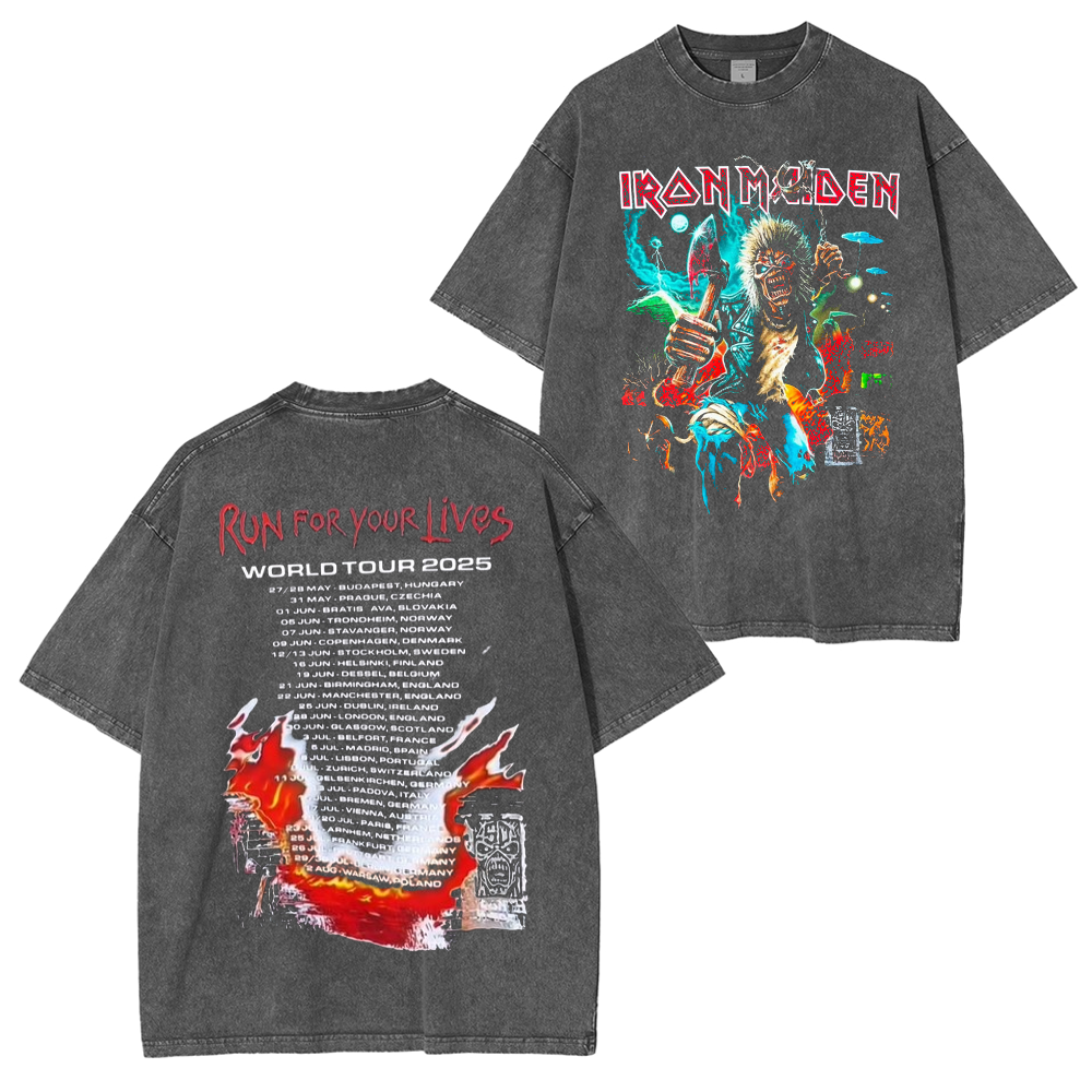 Iron Maiden Washed Unisex T-Shirt
