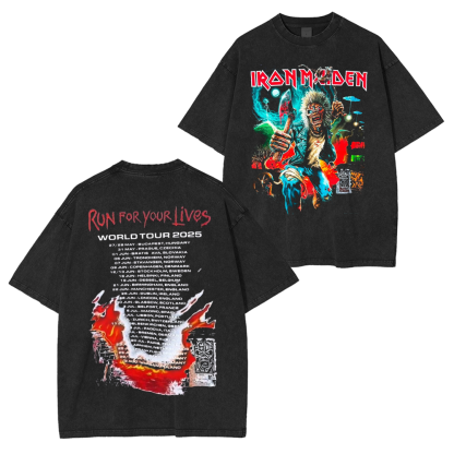 Iron Maiden Washed Unisex T-Shirt