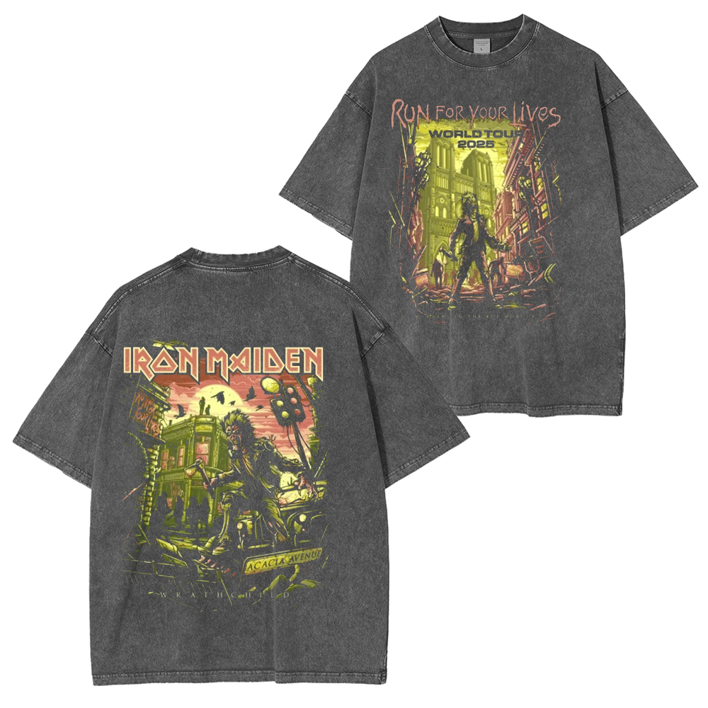 IRON MAIDEN Washed Unisex T-Shirt