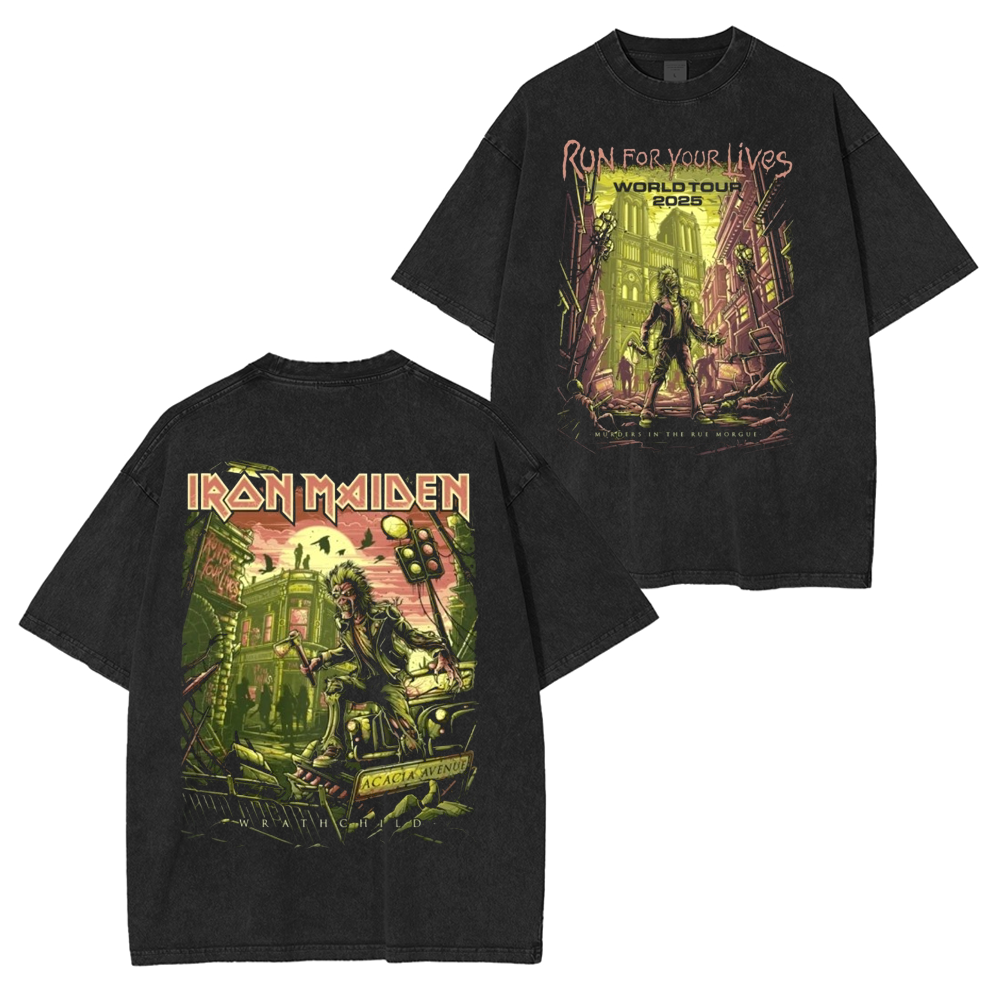 IRON MAIDEN Washed Unisex T-Shirt