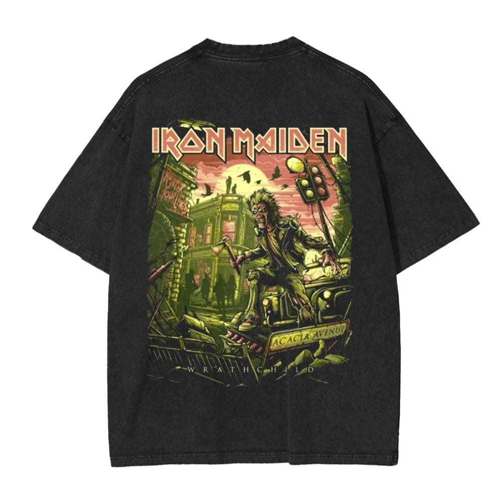 IRON MAIDEN Washed Unisex T-Shirt
