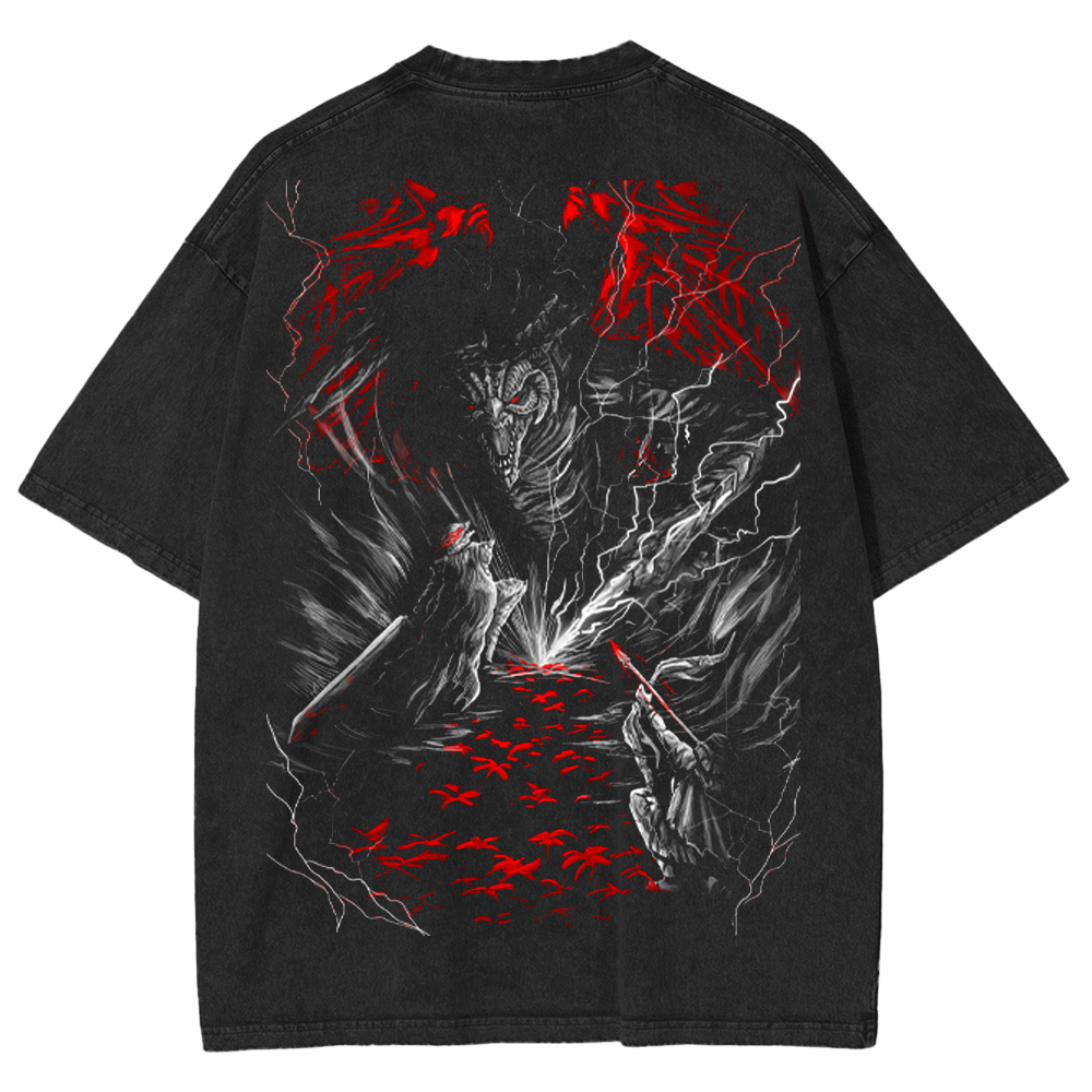 Bayle the Dread rises Washed Unisex T-Shirt