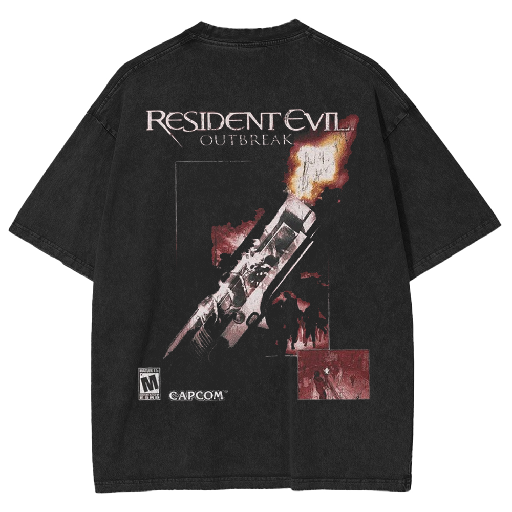 Resident Evil Outbreak Washed Unisex T-Shirt