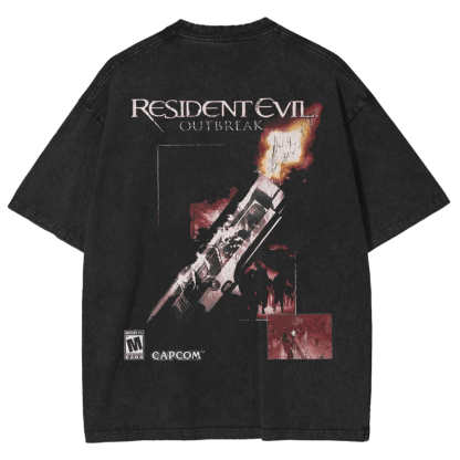 Resident Evil Outbreak Washed Unisex T-Shirt