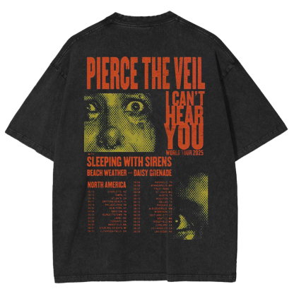 Pierce The Veil I Can’t Hear You Washed Unisex T-Shirt