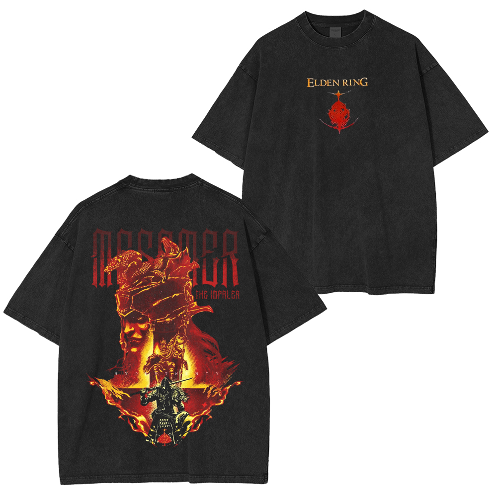 Elden Ring Messmer the Impaler Vintage Unisex Washed T-Shirt