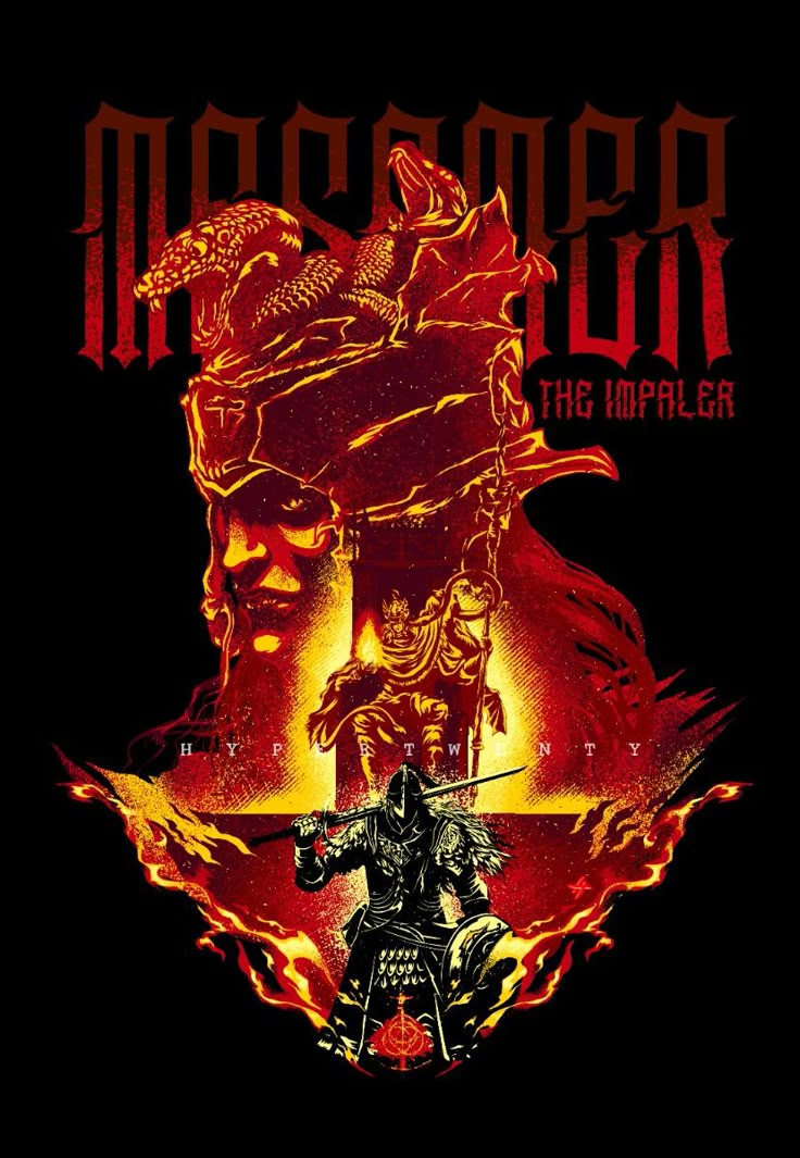 Elden Ring Messmer the Impaler Vintage Unisex Washed T-Shirt