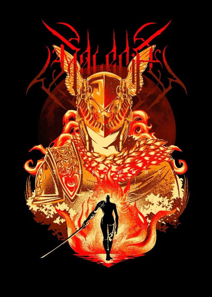 Elden Ring Malenia Blade of Miquella Unisex Washed T-Shirt