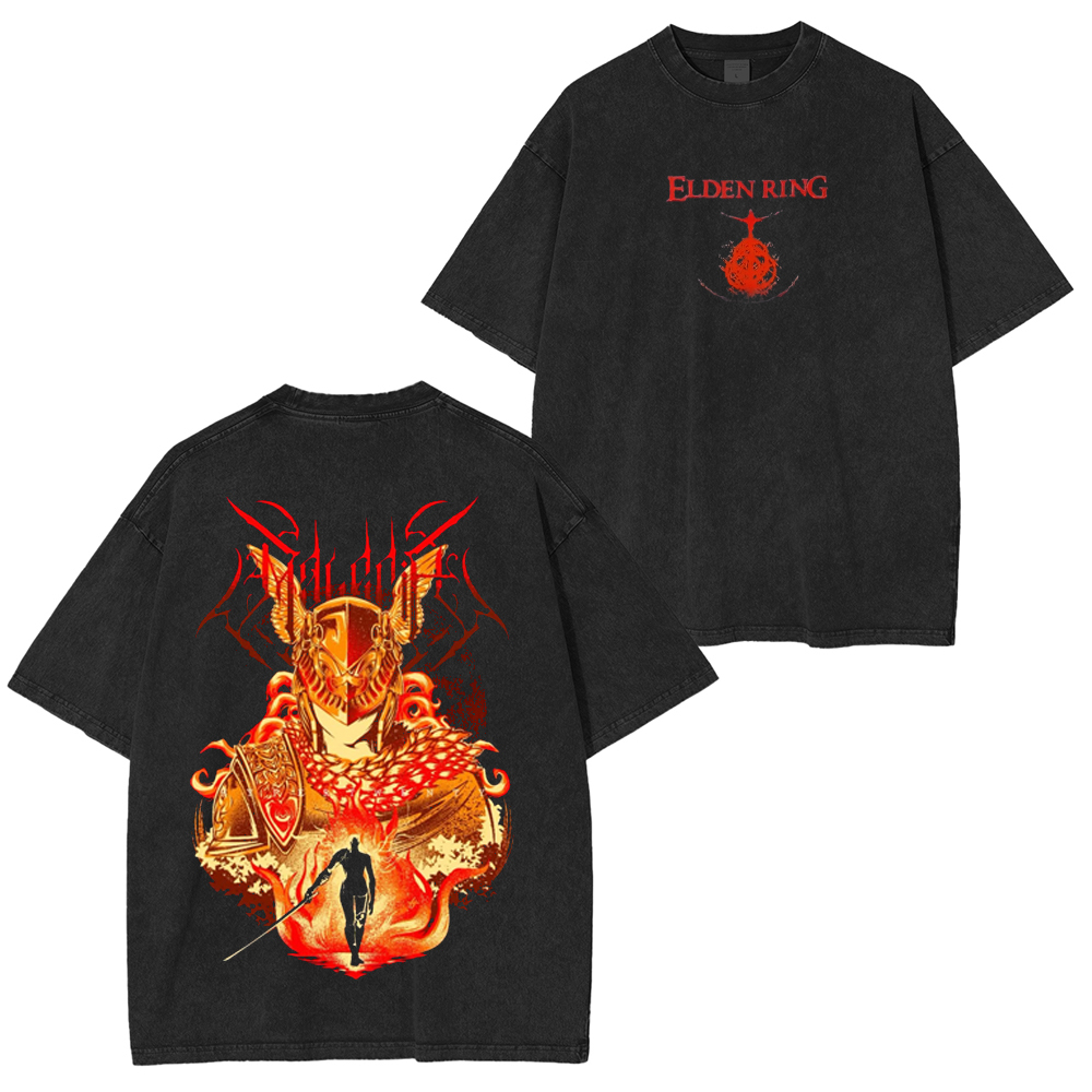 Elden Ring Malenia Blade of Miquella Unisex Washed T-Shirt