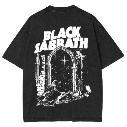 Black Sabbath Into The Void Washed Unisex T-Shirt