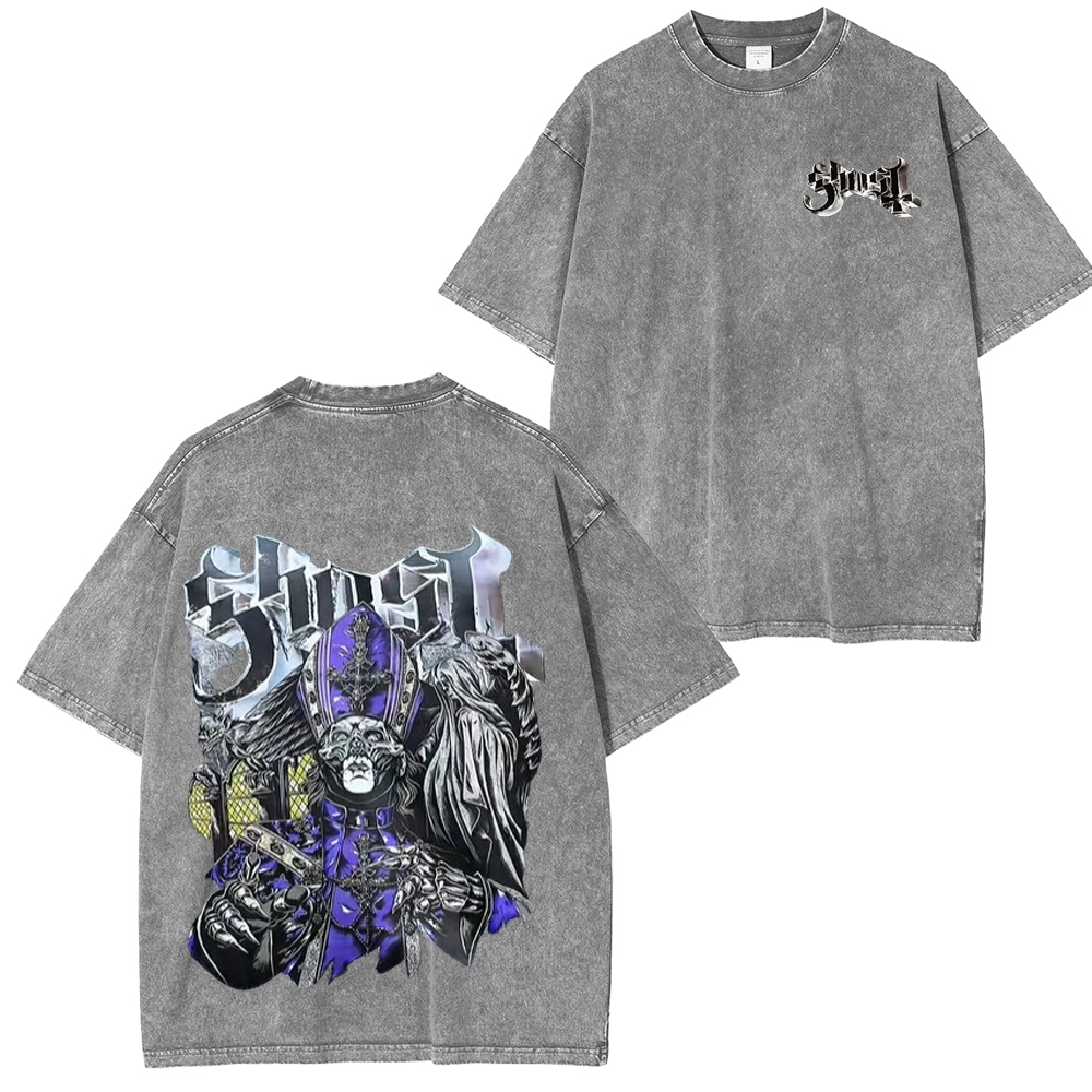 Ghost Band Washed Unisex T-Shirt