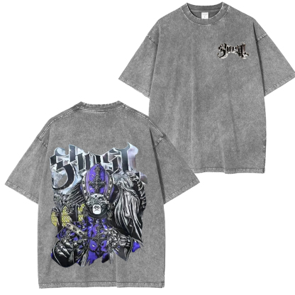 Ghost Band Washed Unisex T-Shirt