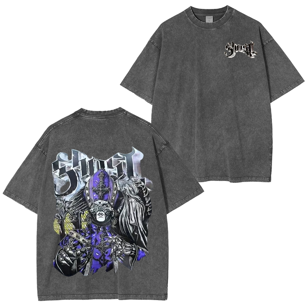 Ghost Band Washed Unisex T-Shirt