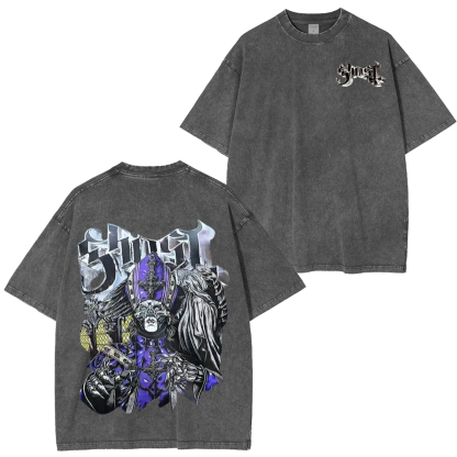 Ghost Band Washed Unisex T-Shirt