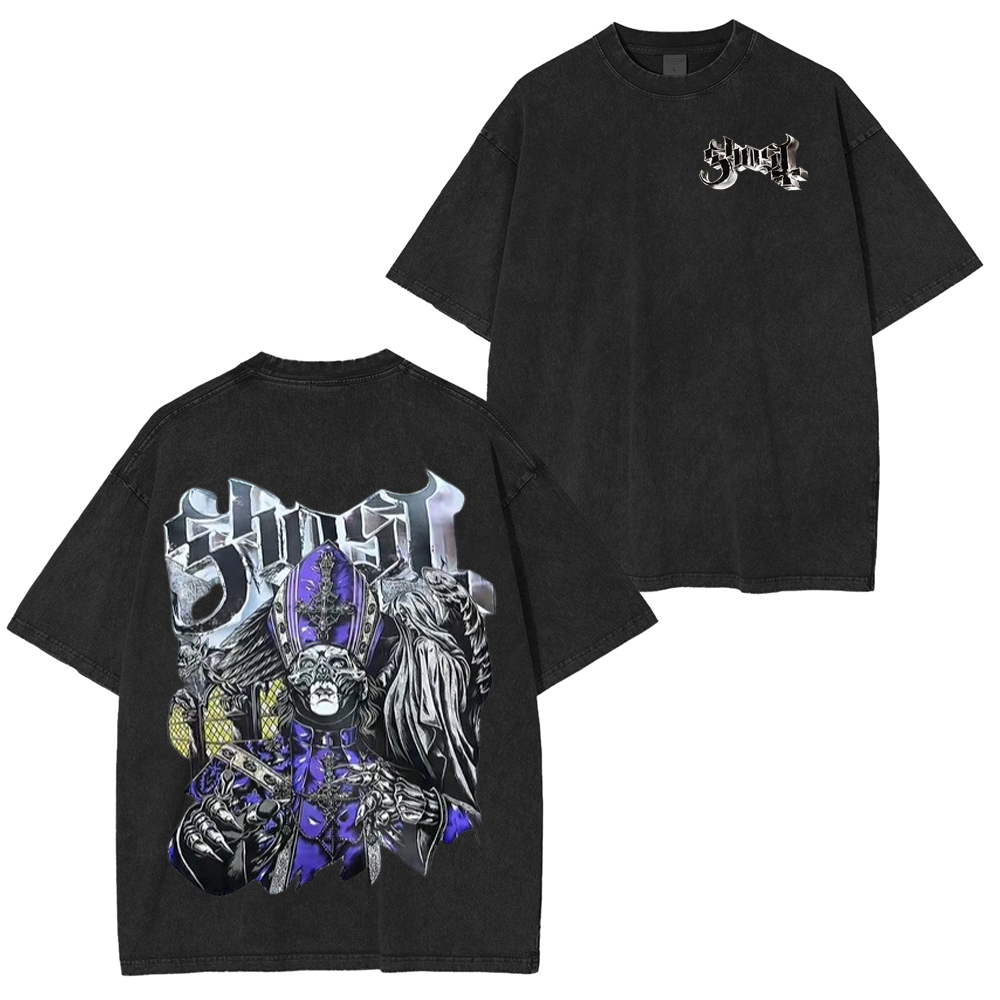 Ghost Band Washed Unisex T-Shirt
