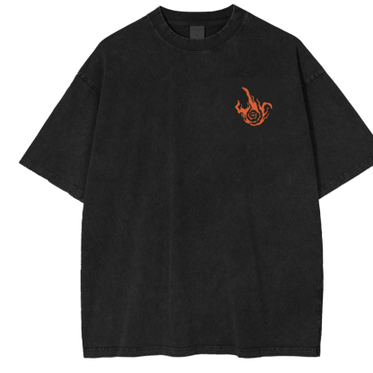 Drippy Souls Midra Lord of Frenzied Flame Double-Sided Washed Unisex T-Shirt