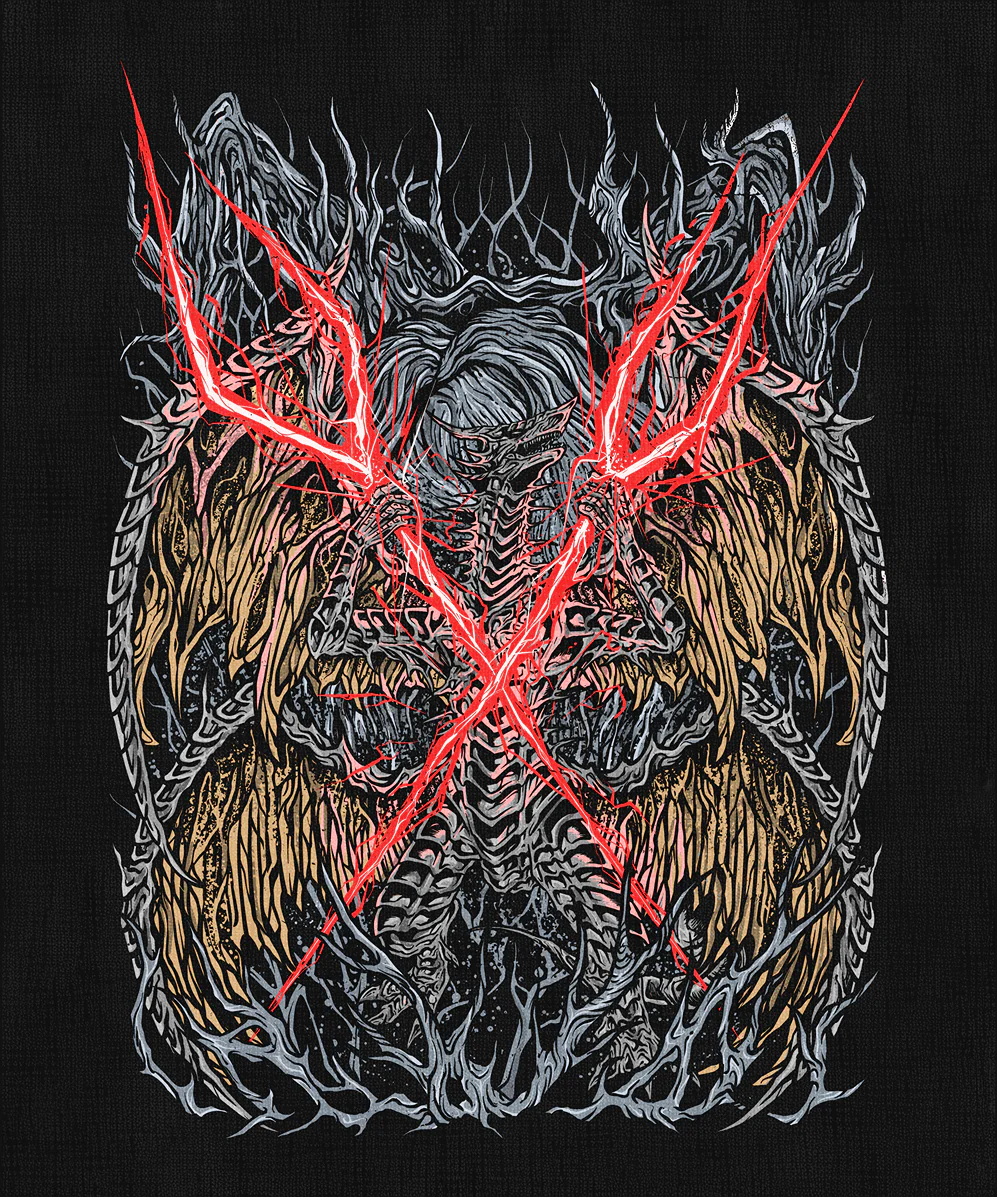 Lichdragon Fortissax Double-Sided Washed Unisex T-Shirt