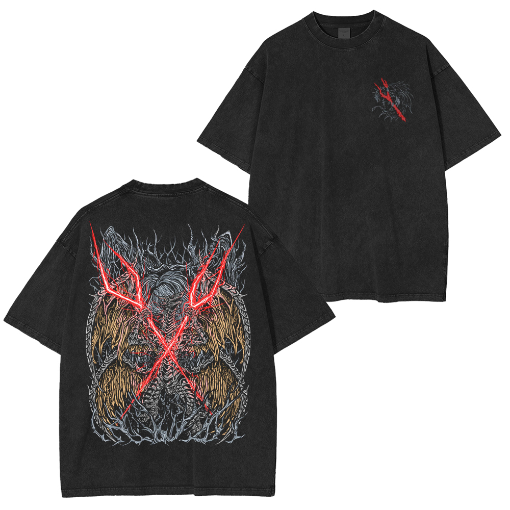 Lichdragon Fortissax Double-Sided Washed Unisex T-Shirt