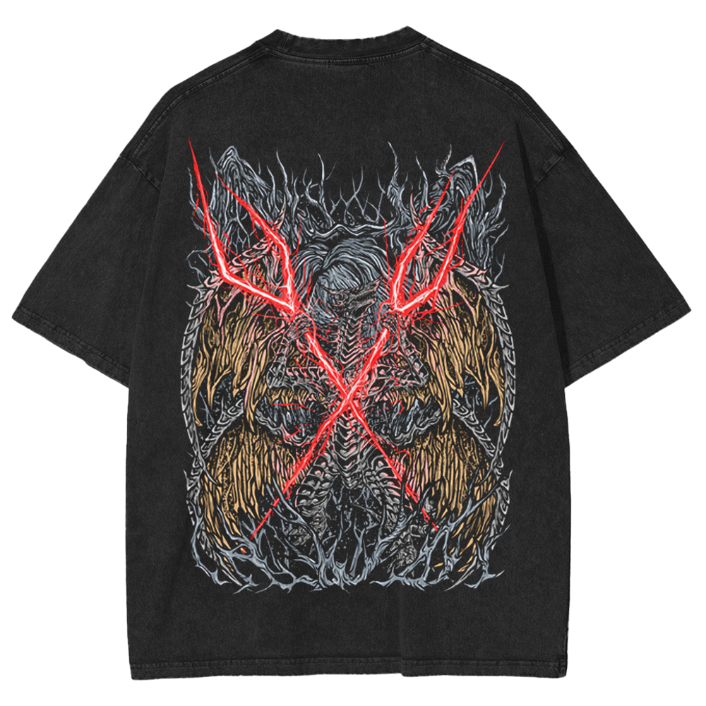 Lichdragon Fortissax Double-Sided Washed Unisex T-Shirt