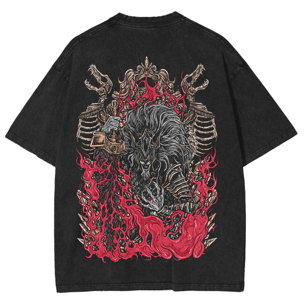 Maliketh the Black Blade Double-Sided Washed Unisex T-Shirt